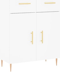 vidaXL Ντουλάπι Λευκό 69,5x34x180 εκ. από Επεξεργασμένο Ξύλο