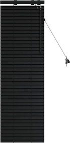 vidaXL Βενετσιάνικη Σκίαση Μαύρο 45 x 130 εκ 35 mm