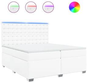 ΚΡΕΒΑΤΙ BOXSPRING ΜΕ ΣΤΡΩΜΑ ΛΕΥΚΟ 200X200 ΕΚ. ΣΥΝΘΕΤΙΚΟ ΔΕΡΜΑ 3293037