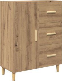 vidaXL Highboard Artisan Oak 69,5 x 32,5 x 180 εκ Επεξεργασμένο ξύλο