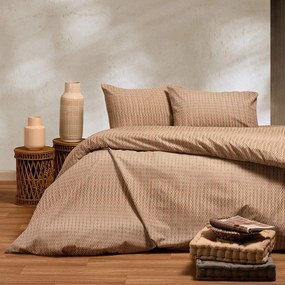 Σεντόνια Φανελένια Tundra (Σετ 4τμχ) Beige Melinen King Size 270x260cm 100% Βαμβακερή Φανέλα