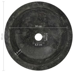 ΈΠΙΠΛΟ ΜΠΑΝΙΟΥ / ΜΑΣΙΦ ΞΥΛΟ TEAK ΜΕ ΝΙΠΤΗΡΕΣ ΑΠΟ ΜΑΥΡΟ ΜΑΡΜΑΡΟ 3058182