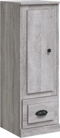 vidaXL Ντουλάπι Γκρι sonoma 36x35,5x103,5 εκ. από Επεξεργασμένο Ξύλο