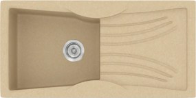 Sanitec Classic 328 (99×51) - Γρανιτένιος νεροχύτης - Granite Cappuccino