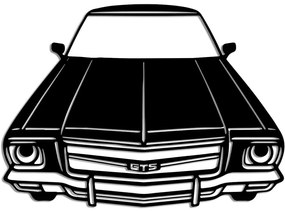 Διακοσμητικό Τοίχου Holden Monaro GTS 350 891TNL3415 60x42cm Black Wallity Μέταλλο