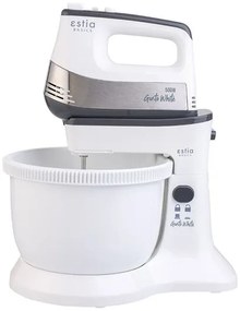 Estia Μίξερ Gusto White 500w Με Περιστρεφόμενο Μπωλ 3.4lt Λευκό 06-11185