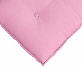 vidaXL Μαξιλάρι Πλάτης Ροζ 60 x 19 x 50 εκ ύφασμα
