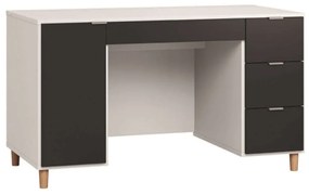 Γραφείο Simple 140 16630469 140x65x77,5cm White-Black