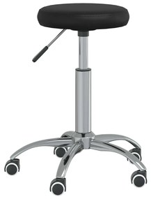 vidaXL Καρέκλα Τραπεζαρίας Μαύρη από Συνθετικό Δέρμα