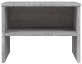 vidaXL Κομοδίνο Γκρι Sonoma 40x30x30 εκ. από Επεξεργασμένο Ξύλο