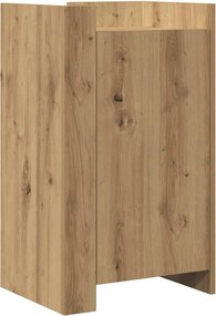 vidaXL Πλαϊνό γραφείο Artisan Oak 45 x 35 x 75 εκ