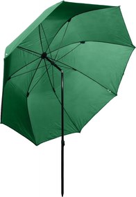 vidaXL Ομπρέλα Ψαρέματος Πράσινη 300 x 240 εκ.