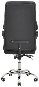 Καρέκλα γραφείου διευθυντή Glorin μαύρο pu 60x68x128εκ 60x60x128 εκ.