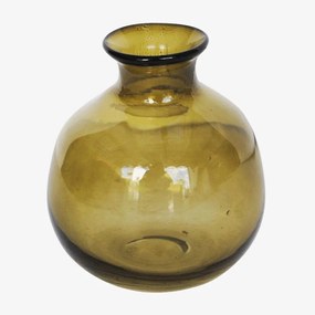 Βάζο 00.03.32537 Φ9x10,5cm Green Glass