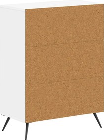 vidaXL Ντουλάπι Αποθήκευσης Μπάνιου BREDA Λευκό 59,5 x 31 x 80 εκ