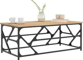 vidaXL Τραπεζάκι Σαλονιού Sonoma Δρυς 100x50x40 εκ. Επεξεργασμένο Ξύλο