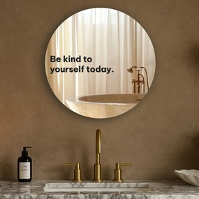 Αυτοκόλλητο για καθρέφτη S26 – Be kind to yourself today.