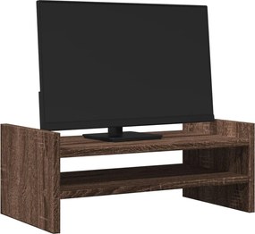 vidaXL Βάση Οθόνης Καφέ Δρυς 50x27x20 εκ. από Επεξεργασμένο Ξύλο