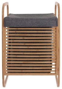 ESTIA ΚΑΛΑΘΙ ΑΠΛΥΤΩΝ BAMBOO ΜΕ ΘΗΚΗ ΠΟΛΥΕΣΤΕΡΑ 40x35x60.5cm