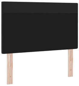 vidaXL Κεφαλάρι Επιτοίχιο με κεφαλάρι Μαύρο 90 cm PVC