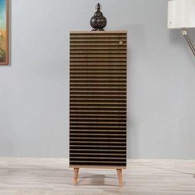 Παπουτσοθήκη - Ντουλάπι Soho Megapap χρώμα sonoma 50x38x135εκ.