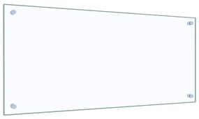 vidaXL Πλάτη Κουζίνας Διαφανής 90 x 40 εκ. από Ψημένο Γυαλί