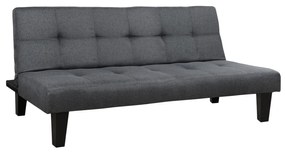 Sofa/Bed  Grey Fabric 180x82.5x78Υ εκ.