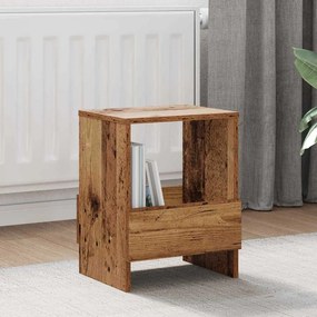 vidaXL Ράφι Περιοδικών Παλιό ξύλο 35 x 30 x 45 εκ.