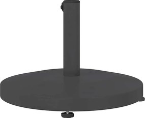 vidaXL Βάση ομπρέλας Σκούρο Γκρι 48 x 48 x 32 εκ.