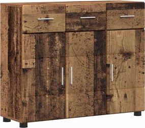 vidaXL Πλαϊνό γραφείο FLORIN 88,5 x 30,5 x 73 εκ Παλιό ξύλο
