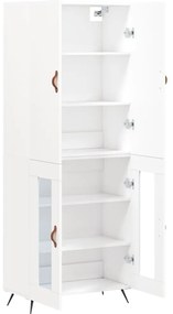 vidaXL Ντουλάπι Λευκό 69,5x34x180 εκ. από Επεξεργασμένο Ξύλο