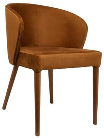 Dining Chair T-8 LUX Fylliana Mustard - Golden Sand 57x54x81 cm