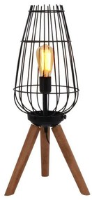 Table Lamp Cordon Fylliana Black 30x30x65 cm 30x30x65 εκ.