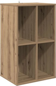 vidaXL Ντουλάπι δίσκων βινυλίου Artisan Δρυς 44,5 x 36,5 x 74,5 εκ