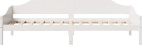 vidaXL Σκελετός Κρεβ. Χωρίς Στρώμα Λευκό 90x190 εκ Μασίφ Πεύκο