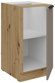 Επιδαπέδιο ντουλάπι Arianna 40 D 1F BB-Γκρέζ