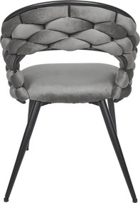 ΚΑΡΈΚΛΕΣ &amp; ΠΟΛΥΘΡΌΝΕΣ SAWYER CHAIR GREY A1 HD0360