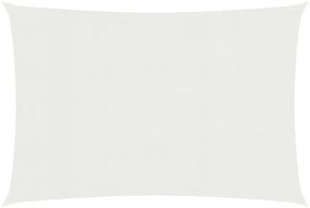 vidaXL Πανί Σκίασης Λευκό 5 x 7 μ. από HDPE 160 γρ/μ²