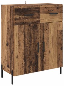 vidaXL Highboard 2 pcs Παλιό Ξύλο Επεξεργασμένο ξύλο
