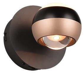 Φωτιστικό Επίτοιχο Trio Lighting ORBIT 244410132 Μαύρο Ματ (Black Mat) 2300+3000+4000K