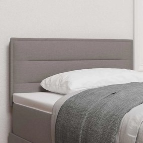 vidaXL LED κεφαλάρι Taupe ύφασμα