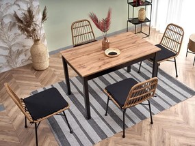 Σετ τραπεζαρίας Houston 1480, 75x74x124cm, Αριθμός θέσεων: 4, Γωνιακό | Epipla1.gr