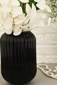 Stewehome Διακοσμητικό βάζο από γυαλί Μαύρο