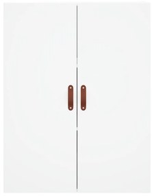 vidaXL Ντουλάπι Λευκό 69,5x34x180 εκ. από Επεξεργασμένο Ξύλο