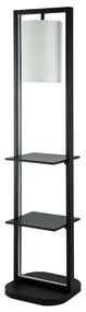 Artekko Shelf Φωτιστικό Επιδαπέδιο Ραφιέρα Μέταλλο Μαύρο (42.5x43.5x188.5)cm Artekko 83638CE