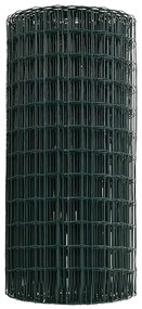 vidaXL Φράχτης Εuro Πράσινο 0.4 x 50 μ. Σίδηρος με επικάλυψη PVC