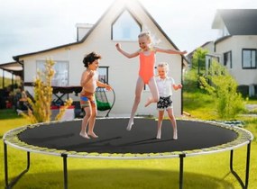 VEVOR Replacement Trampoline Mat Fits 15ft Frame 96 V-Rings 7" Spring Length