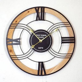 Ρολόι Τοίχου (Φ60x4.5) Estheti 753-10023