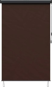 vidaXL Ρόλερ Καφέ 80 x 250 cm Ύφασμα και Αλουμίνιο