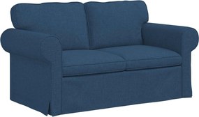 vidaXL Καναπές 120cm Μπλε Μέταλλο